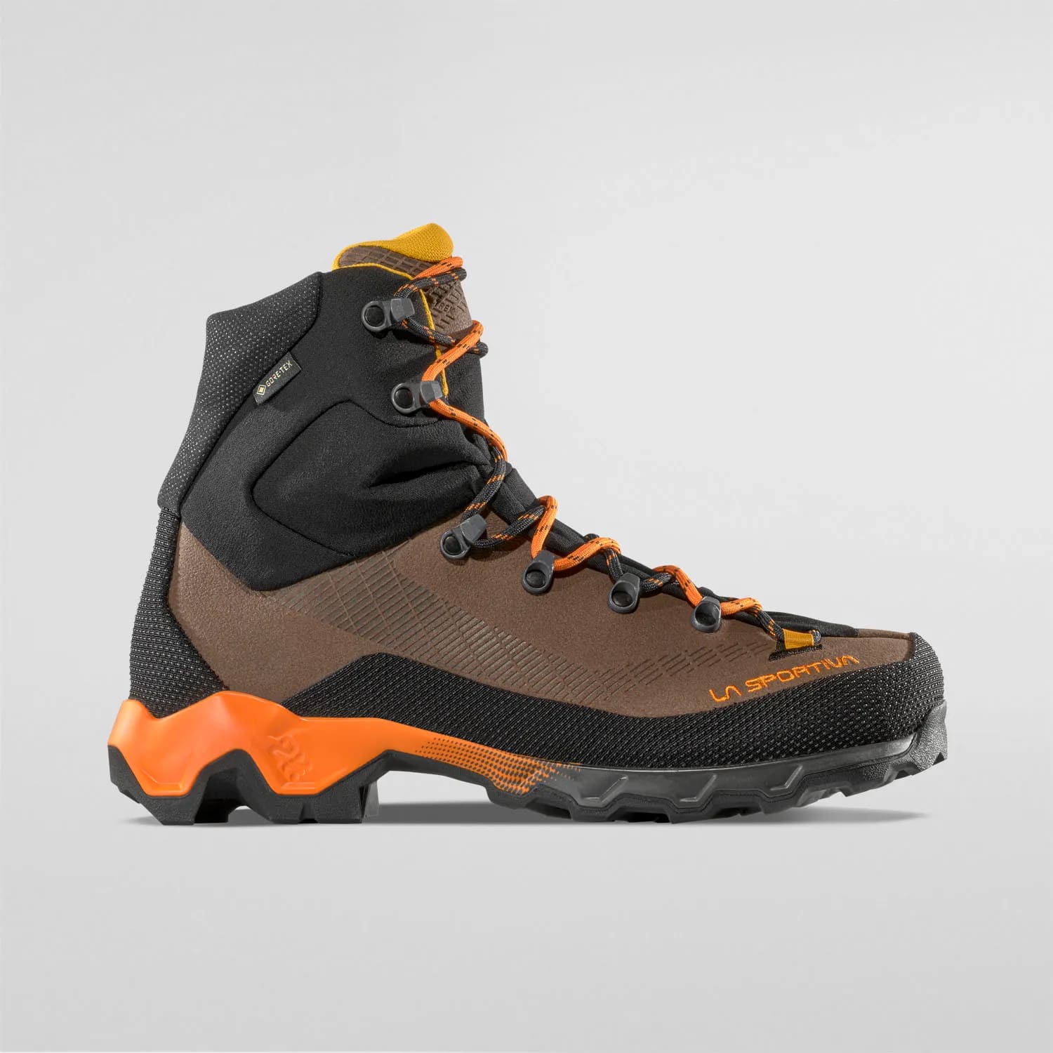 BOTAS LA SPORTIVA AEQUILIBRIUM TREK GTX Chocolate/Papaya - Imagen 4