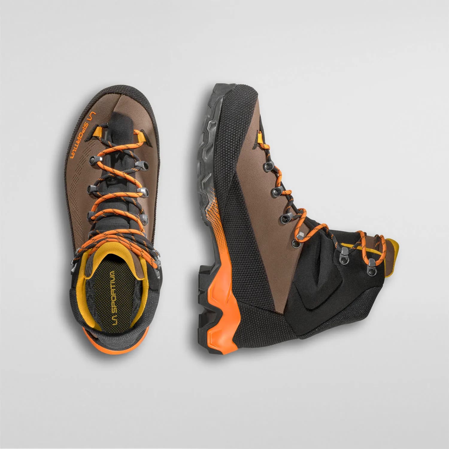 BOTAS LA SPORTIVA AEQUILIBRIUM TREK GTX Chocolate/Papaya - Imagen 5