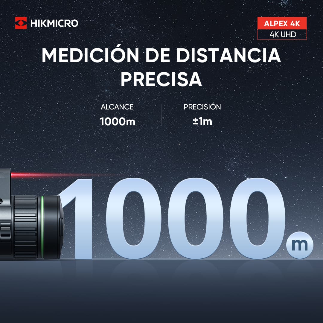 Visor HIKMICRO Alpex LRF 4K A50EL - Imagen 12