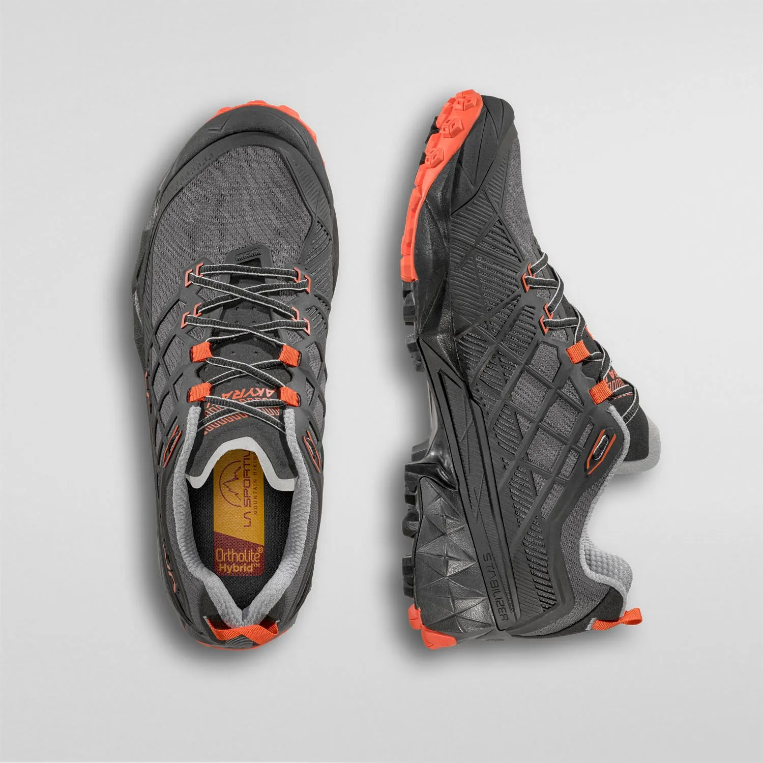 ZAPATILLAS LA SPORTIVA Akyra II Carbon/Cherry Tomato - Imagen 5