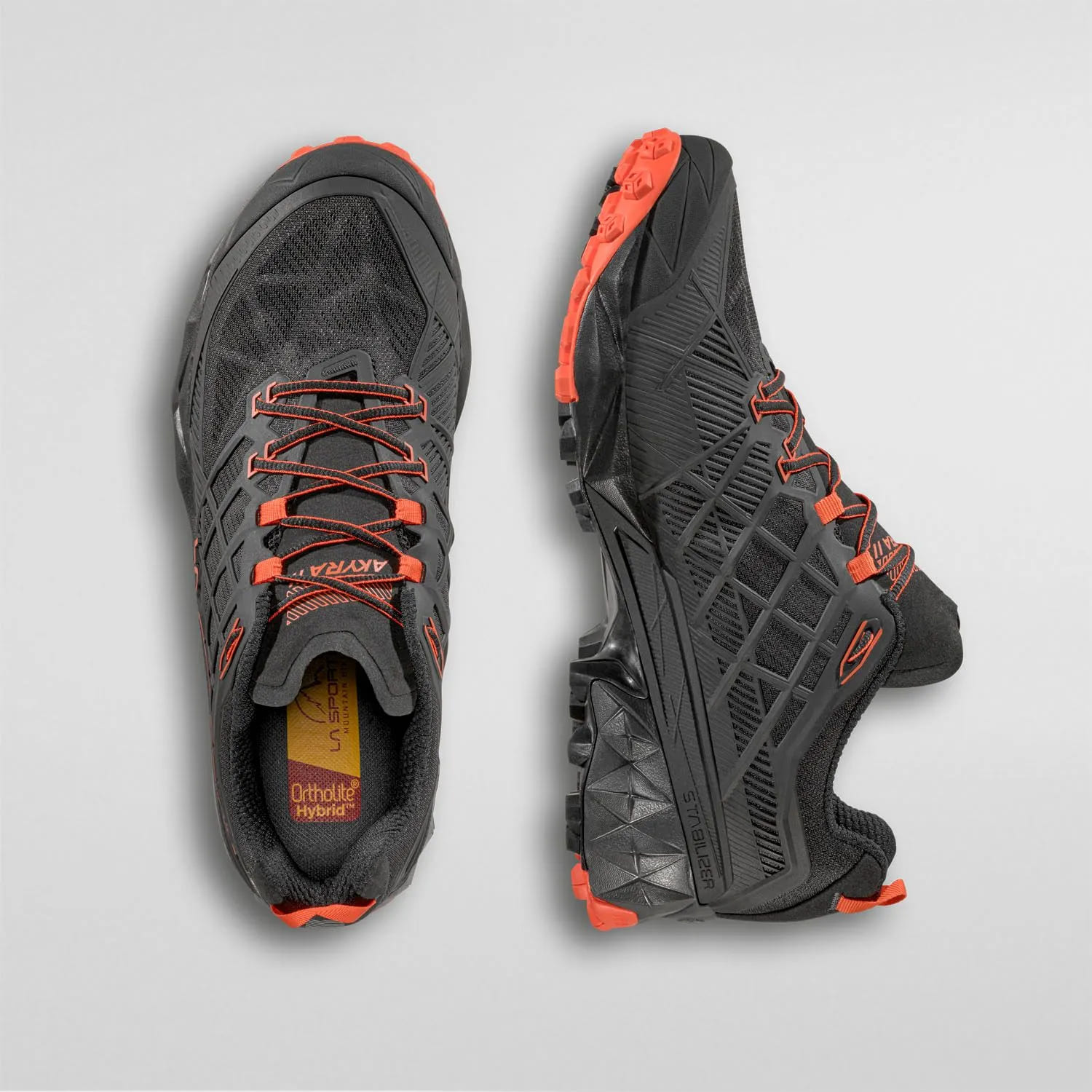 ZAPATILLAS LA SPORTIVA Akyra II GTX Black/Cherry Tomato - Imagen 5