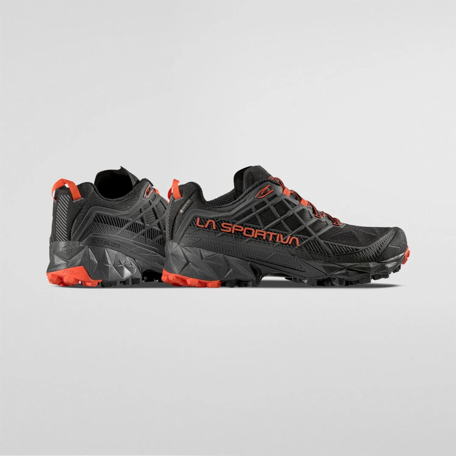 ZAPATILLAS LA SPORTIVA Akyra II GTX Black/Cherry Tomato - Imagen 2