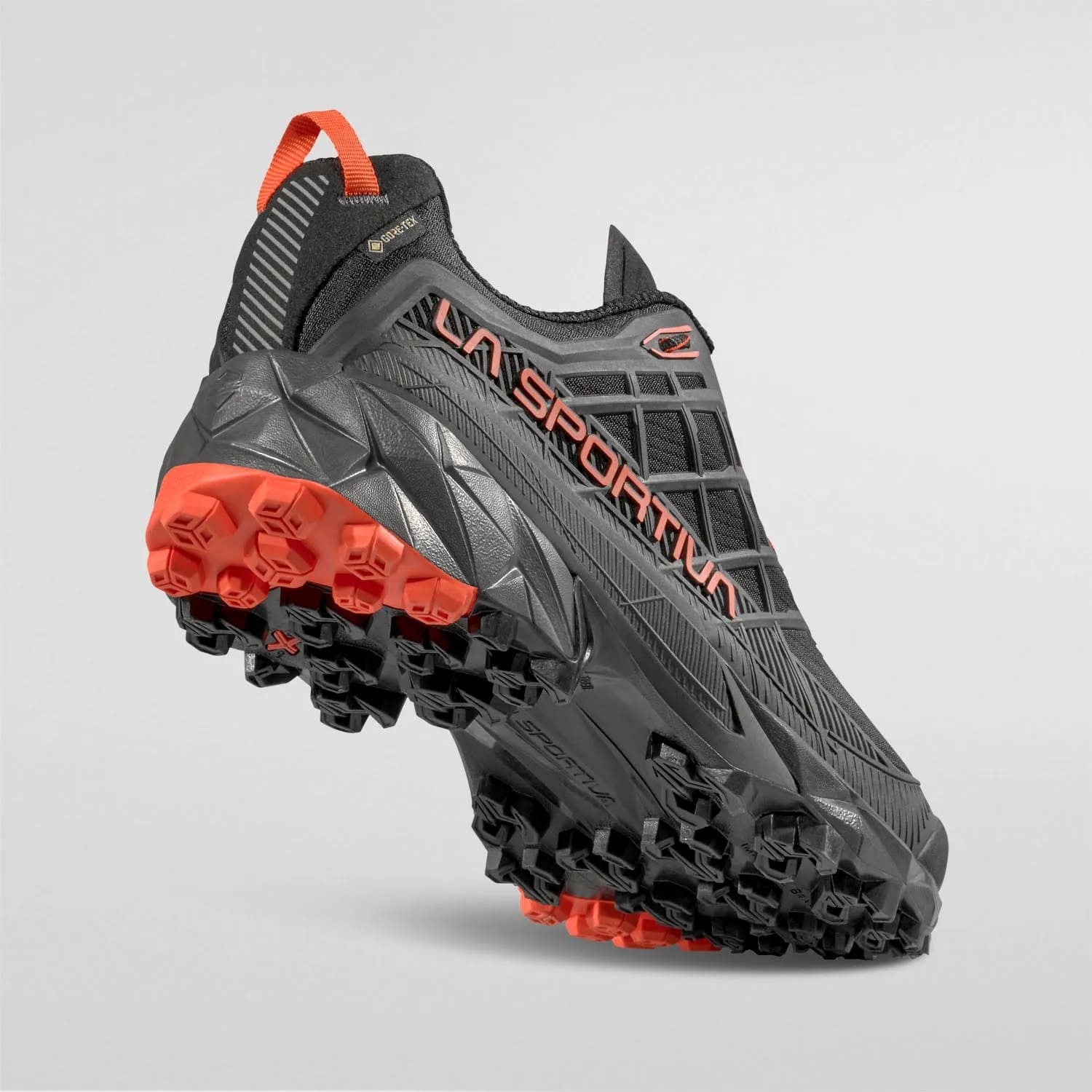 ZAPATILLAS LA SPORTIVA Akyra II GTX Black/Cherry Tomato - Imagen 7