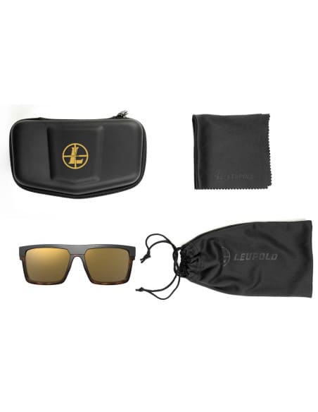 Gafas LEUPOLD BECNARA - montura negra tortuga/lente espejo bronce - Imagen 2
