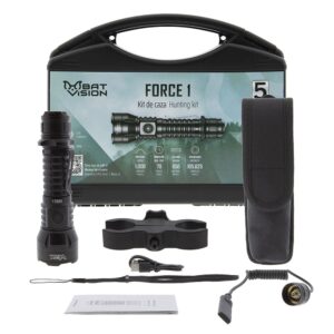 Linterna LED B-Vision FORCE ONE 1.000 lum con kit de caza