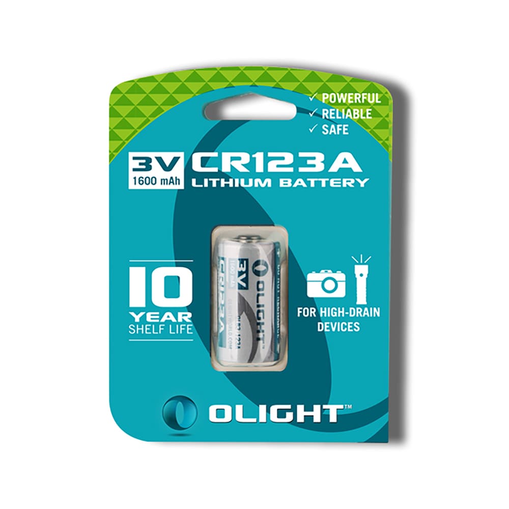 Pila de litio CR123A 3,0 V 1500 mAh Olight - Imagen 2