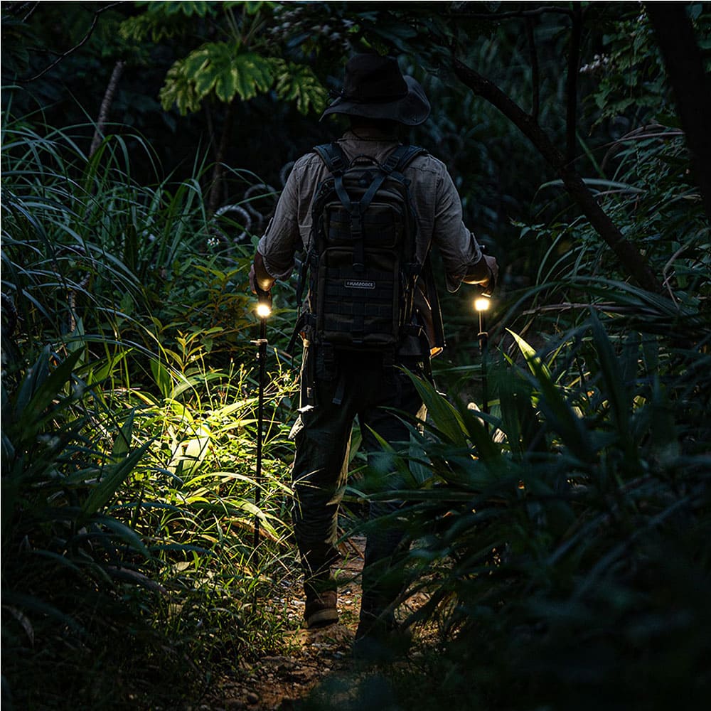 Bastones de senderismo extensibles con luz integrada Glowalk F3T2 Trekking Olife - Imagen 9