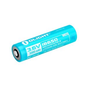 Pila recargable 18650 3000 mAh con PCP +/- Olight