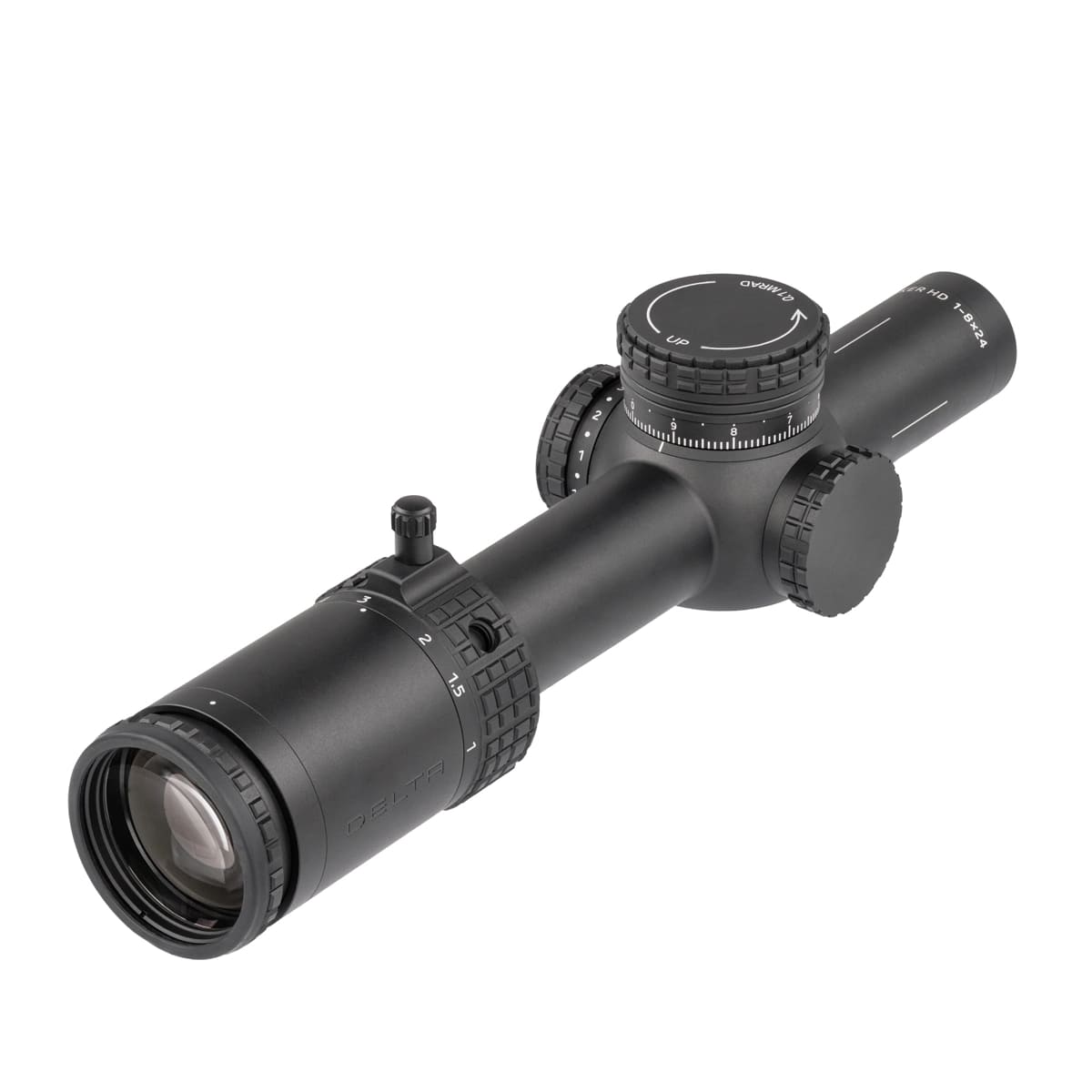 Visor Delta Stryker HD 1-8×24 SFP con retícula MRAD - Imagen 2