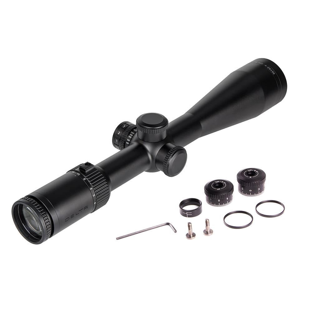 Visor Delta Titanium HD SFP 4-24×50 MOA TORRETA INTERCAMBIABLE - Imagen 2