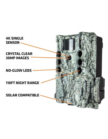 Cámara BUSHNELL Core S-4K No-Glow Treebark Camo - Imagen 5