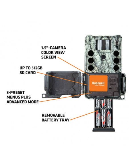 Cámara BUSHNELL Core S-4K No-Glow Treebark Camo - Imagen 6