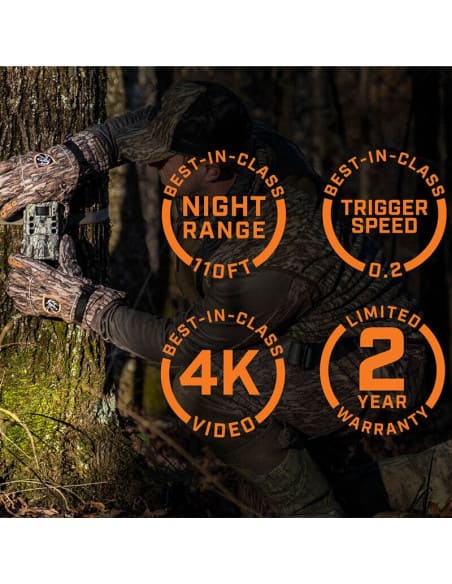 Cámara BUSHNELL Core S-4K No-Glow Treebark Camo - Imagen 7