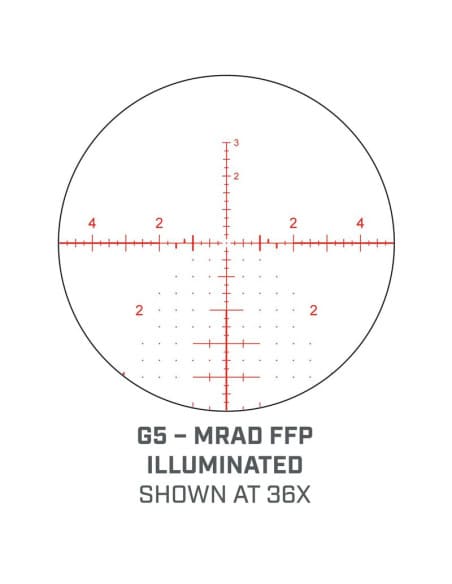 Visor BUSHNELL ELITE TACTICAL XRS3 6-36x56 FFP G5i - Imagen 12