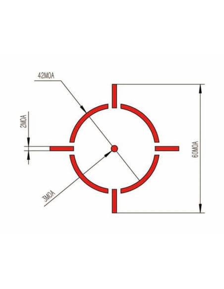 Punto Rojo HEIMDALL AR1X 1x23 3 MOA - Imagen 10