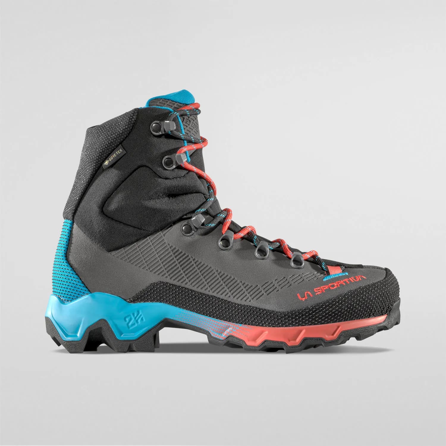 BOTAS LA SPORTIVA Aequilibrium Trek Woman GTX Carbon/Malibu Blue - Imagen 4