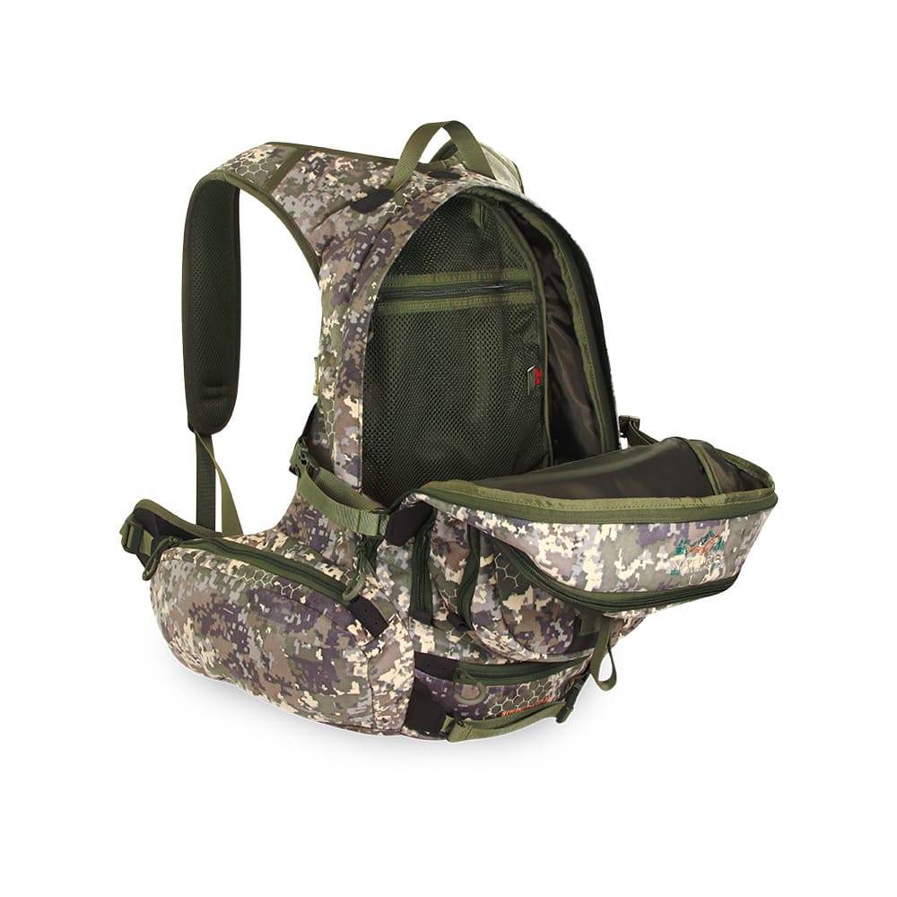 Mochila Marsupio con bolsillo para rifle Suede Camo 38 litros PF Pro - Imagen 5