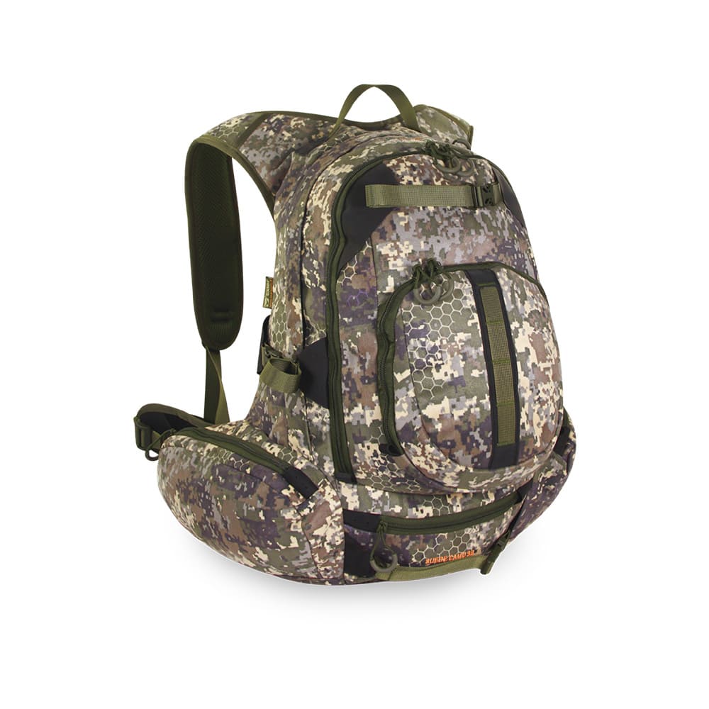 Mochila Marsupio con bolsillo para rifle Suede Camo 38 litros PF Pro