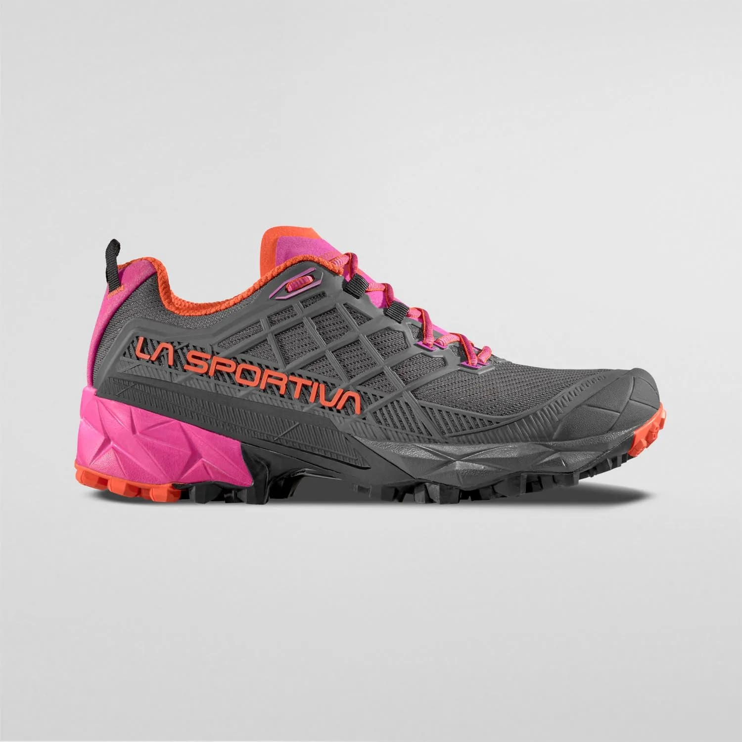 ZAPATILLAS LA SPORTIVA Akyra II Woman Carbon/Cherry Tomato - Imagen 4