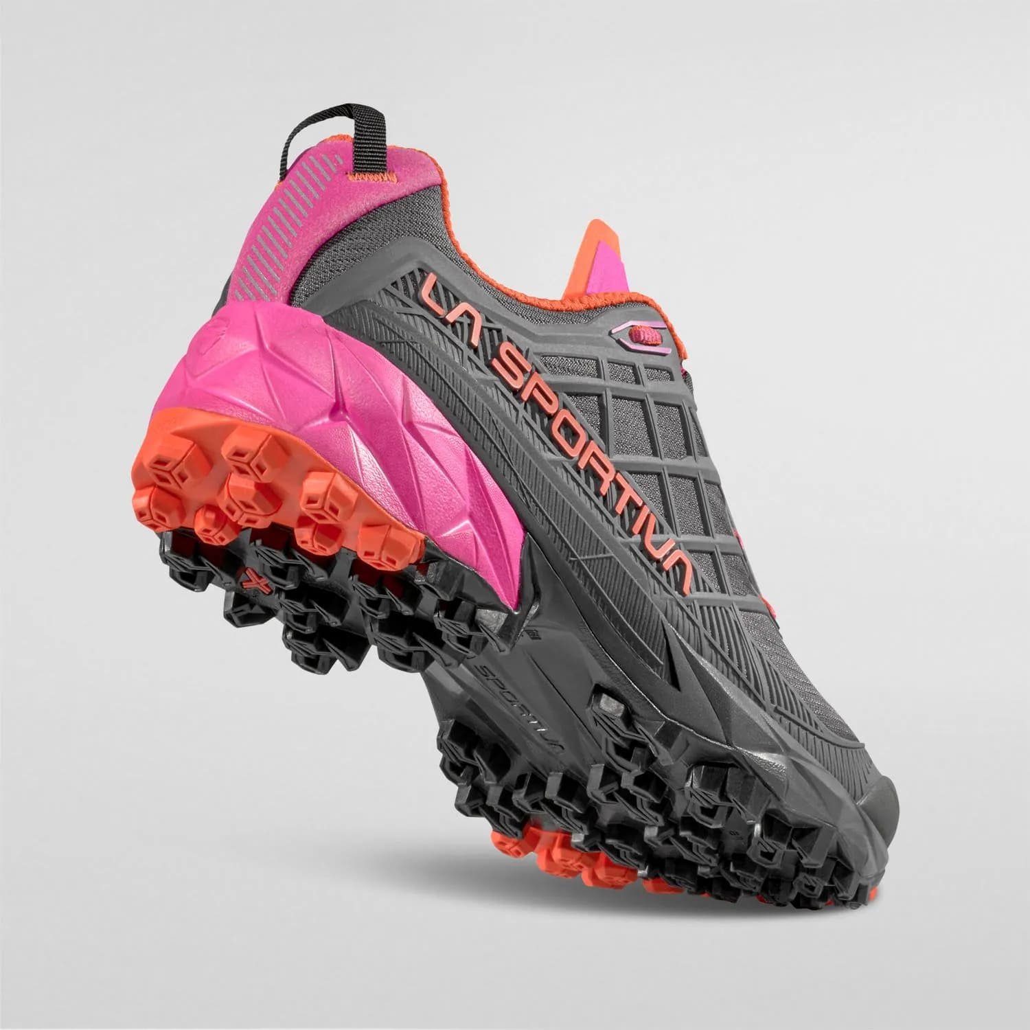 ZAPATILLAS LA SPORTIVA Akyra II Woman Carbon/Cherry Tomato - Imagen 7