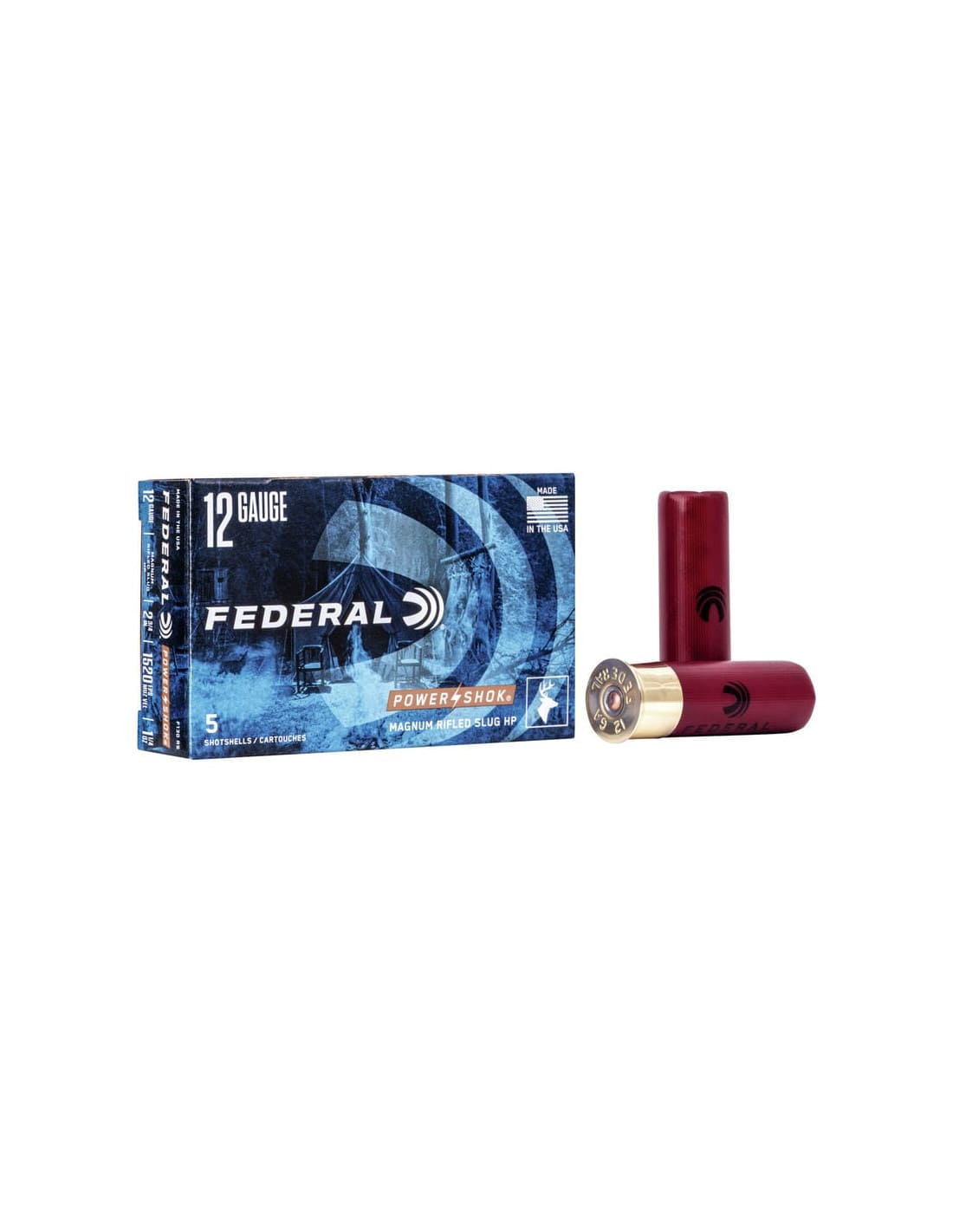 Balas para escopeta 12/70 FEDERAL Power-Shok - 547 grains