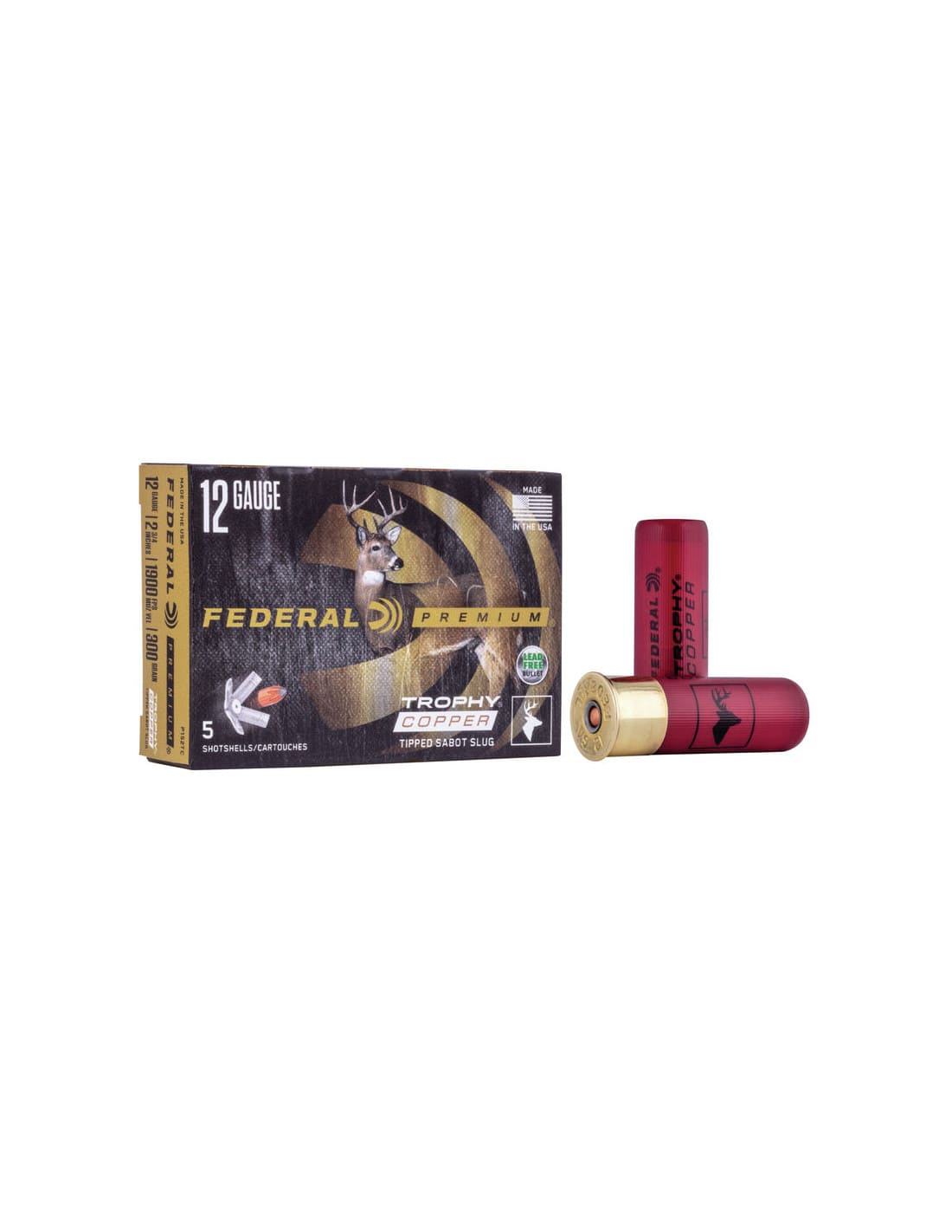 Balas para escopeta 12/70 FEDERAL Trophy Copper Sabot - 300 grains