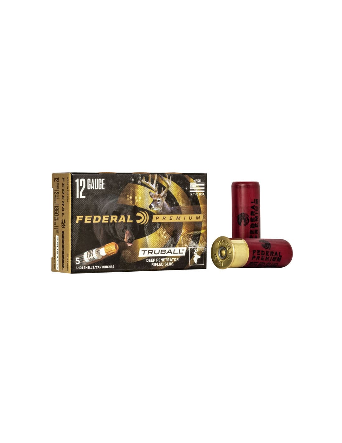Balas para escopeta 12/70 FEDERAL TruBall Deep Penetrator - 438 grains