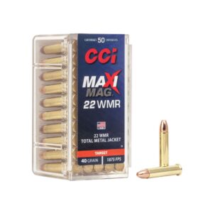 Munición CCI Maxi-Mag - .22 WMR - 40 grains - TMJ