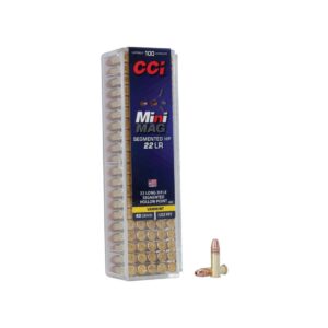 Munición CCI Mini-Mag Segmented HP - .22 LR - 40 grains - SHP