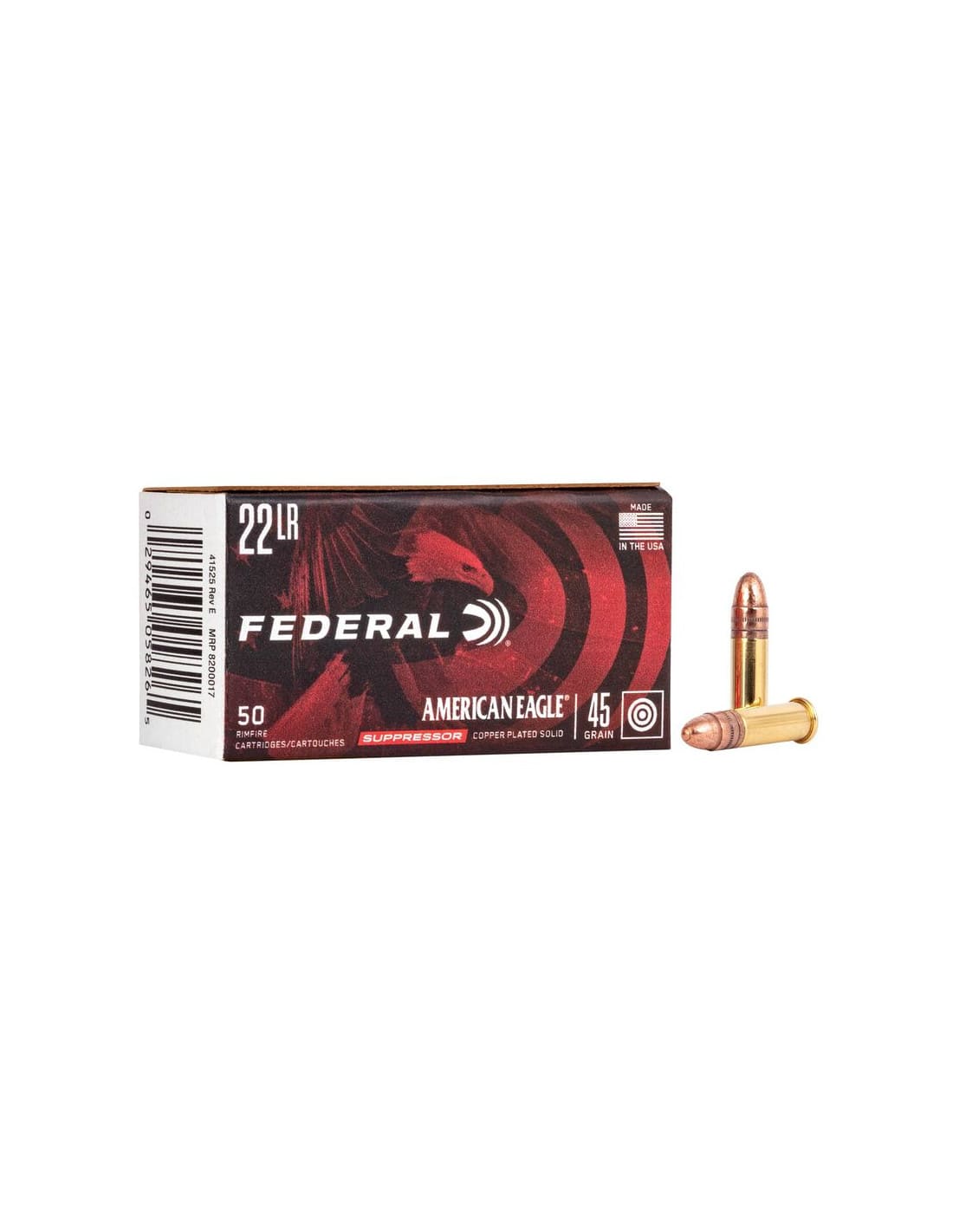 Munición FEDERAL American Eagle - .22LR - CPHP - Imagen 2