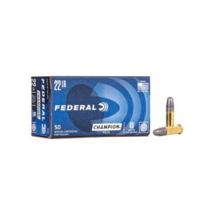 Munición FEDERAL Champion Training - ALTA VELOCIDAD - .22LR - 40 grains - LRN