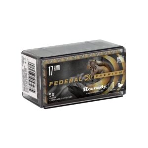Munición metálica FEDERAL Hornady V-Max - 17 HMR - 17 grains
