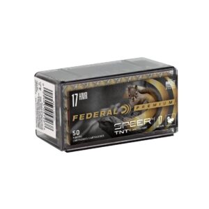 Munición metálica FEDERAL Speer TNT - 17 HMR - 17 grains