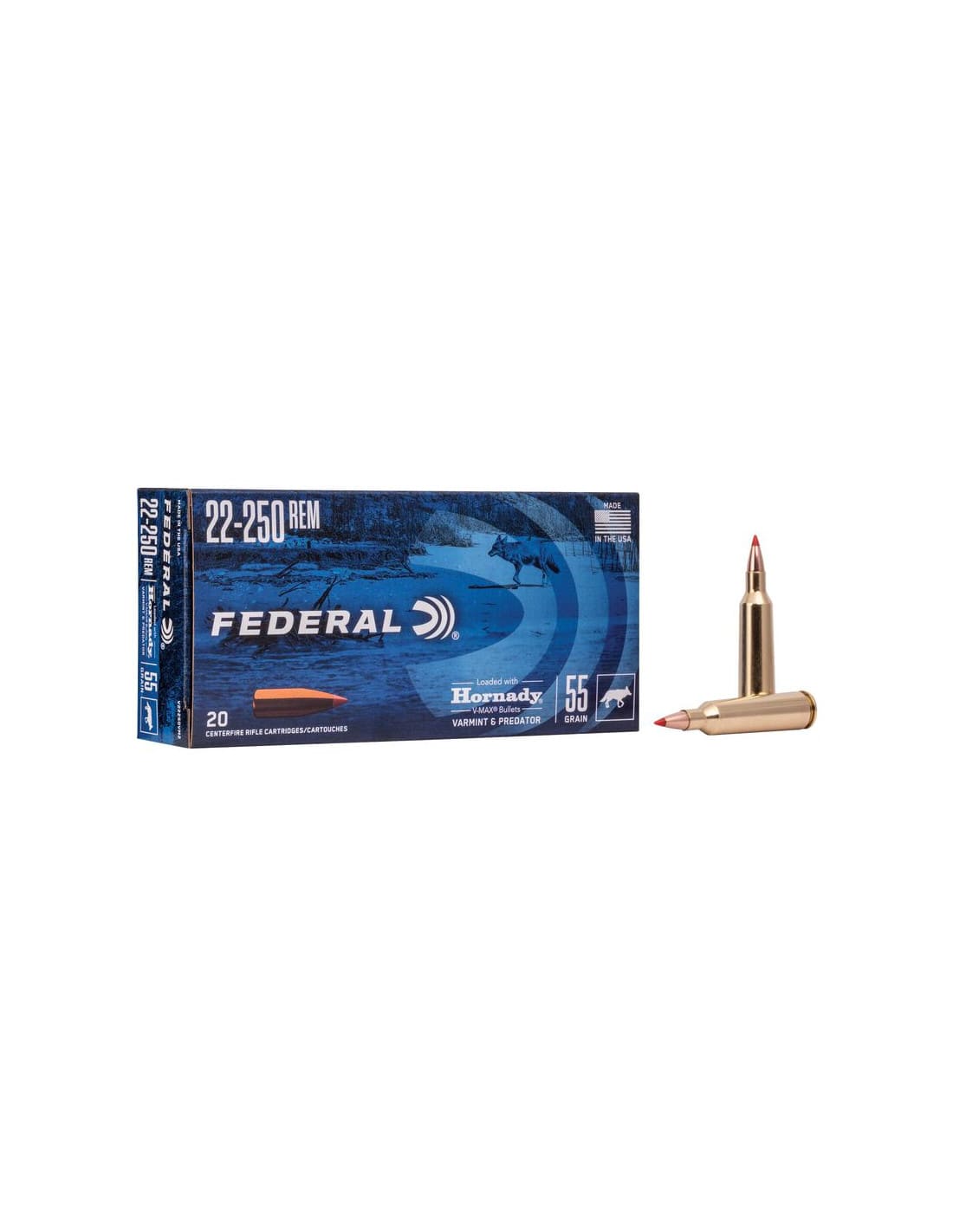 Munición metálica FEDERAL Varmint & Predator Hornady V Max