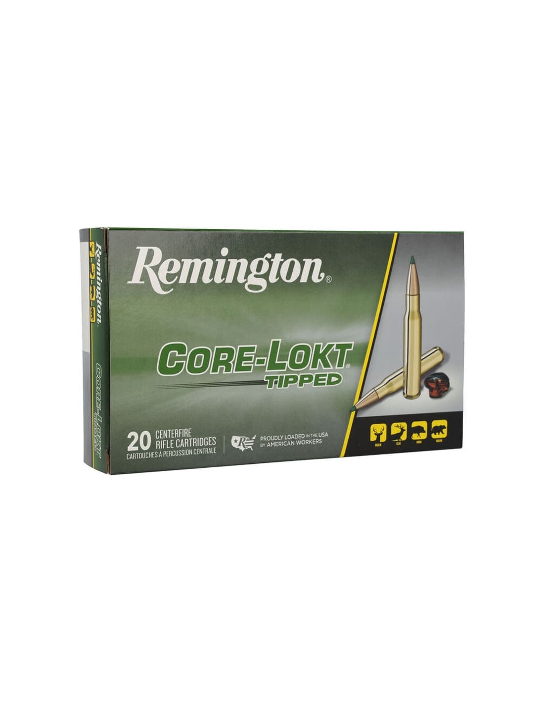 Munición metálica REMINGTON Core Lokt Tipped