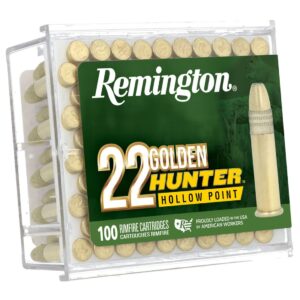 Munición REMINGTON .22 LR Golden Hunter HP - 40 grains - JHP