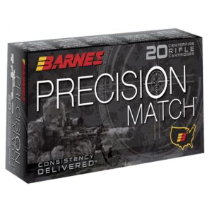 Munición metálica BARNES PRECISION MATCH