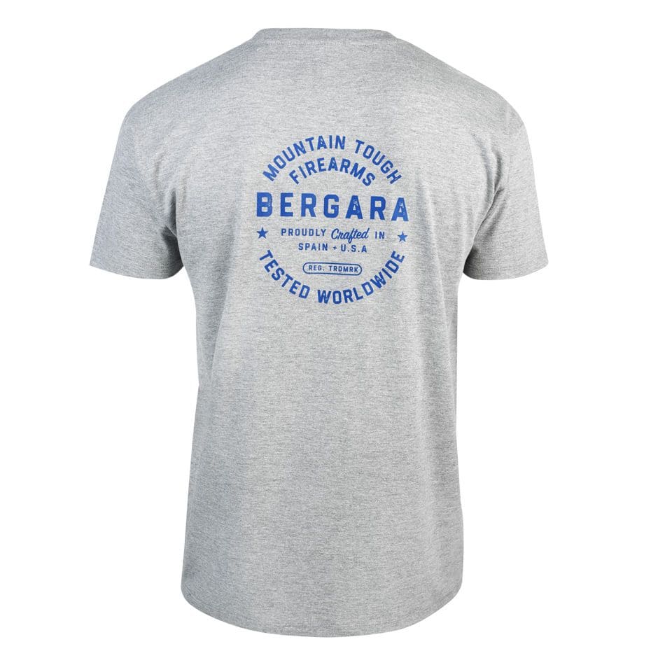 Camiseta Unisex Bergara Stamp Gris Jaspeado - Imagen 2