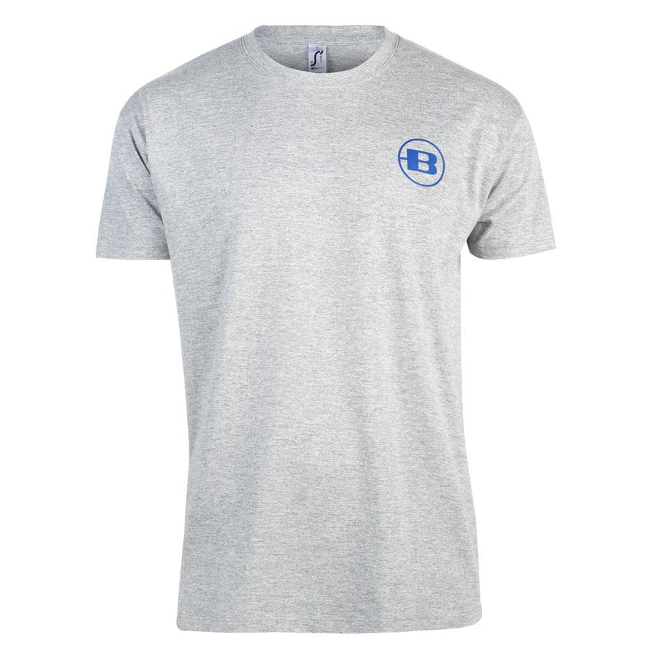 Camiseta Unisex Bergara Stamp Gris Jaspeado