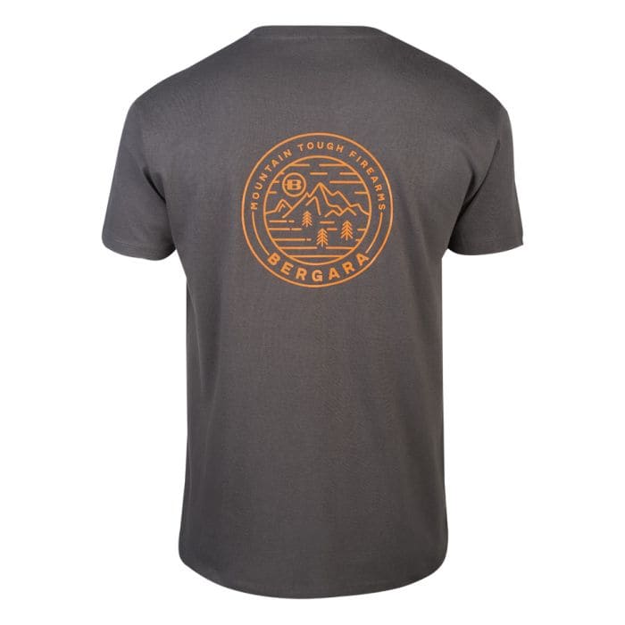 Camiseta Unisex Bergara Wilderness Circle Gris Carbón - Imagen 2