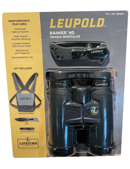 Prismático LEUPOLD Rainier HD (kit) - 10x42 negro - Imagen 3