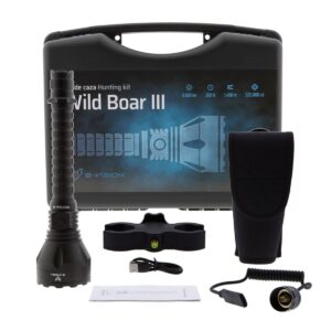 Linterna WILD BOAR III 3.000 lúmenes con kit de caza B-Vision