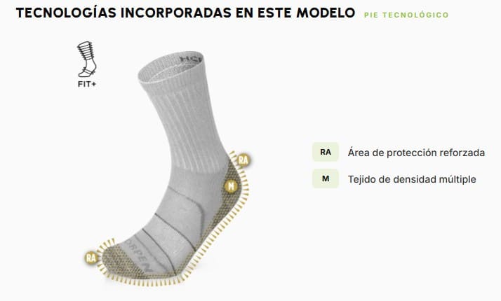 Calcetines LORPEN WILDLIFE LIGHT ECO - Imagen 4