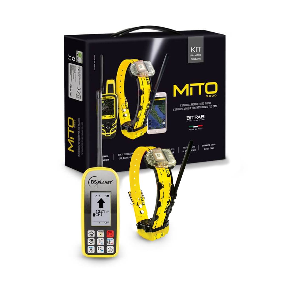 Collar Radio + GPS para perros de caza Mito 5100 + Mando localizador BS103 Legend BITRABI COMBI - Imagen 2