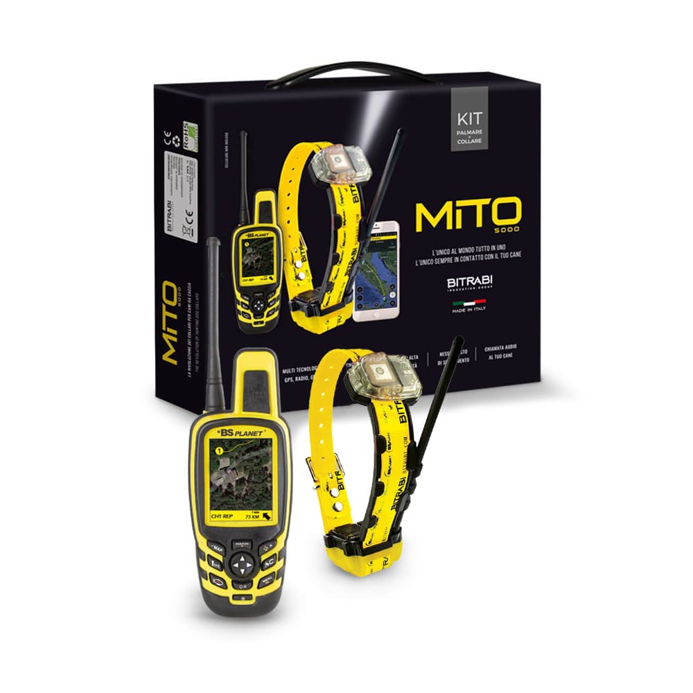 Collar GPS para perros de caza Mito 5100 + Mando localizador BS3000 Open Map Unico BITRABI COMBI - Imagen 3