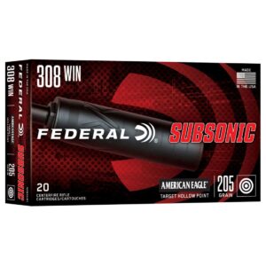 Munición metálica FEDERAL Subsonic American Eagle 308 Win. 205 grains