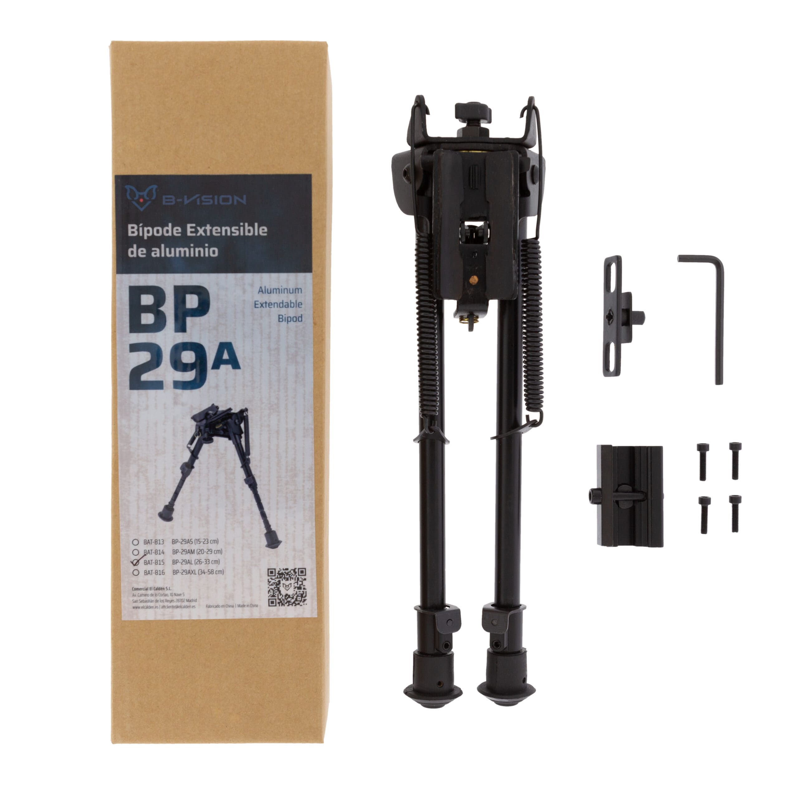 Bípode B-Vision extensible BP-29AL 26-33 cm - Imagen 3