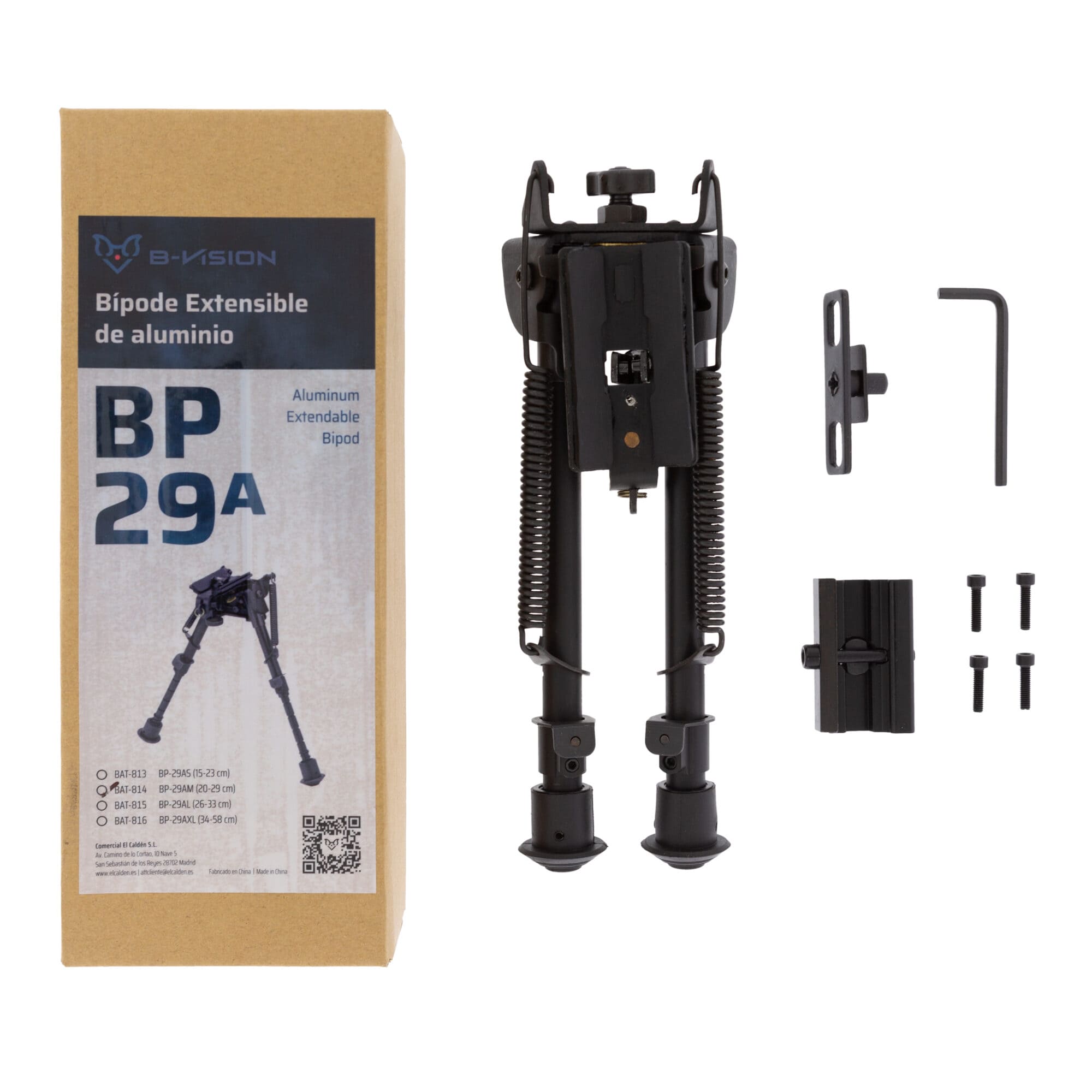 Bípode B-Vision extensible BP-29AM 20-29 cm - Imagen 3