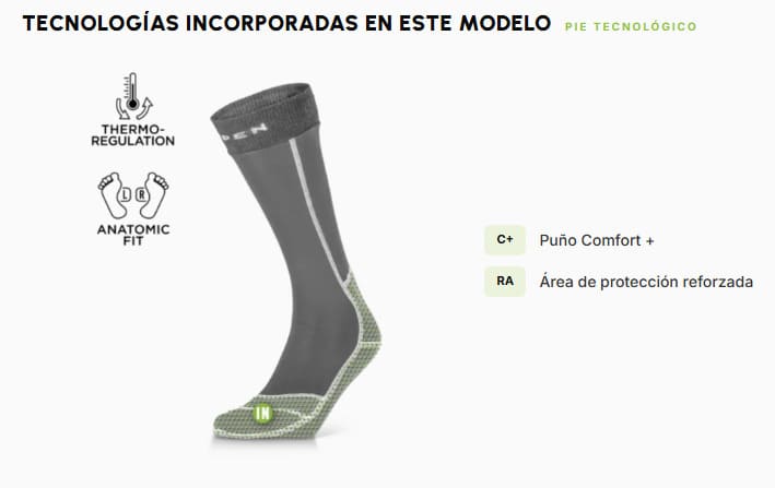 Calcetines LORPEN INFERNO BIOWARM - Imagen 5