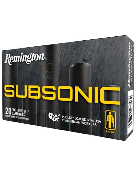 Munición metálica REMINGTON Subsonic 308 Win. 205 grains - Imagen 3